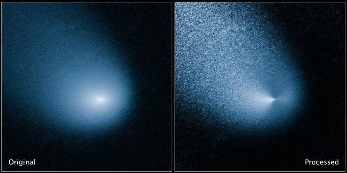Комета коју види Хуббле свемирски телескоп