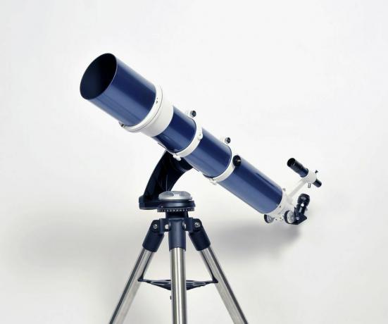 Вежбајте постављање телескопа пре употребе.