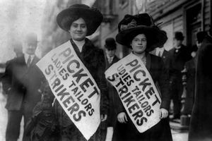 Жене у штрајку из 1909. "Устанак 20.000"