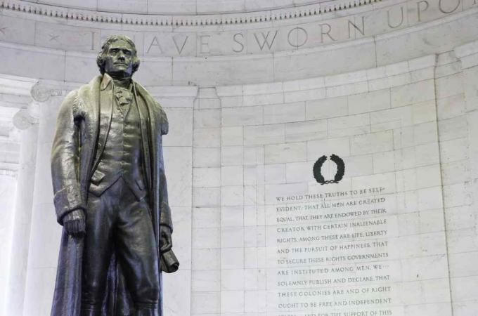 Јефферсон-ов Спомен у сивој цигленој кружној соби